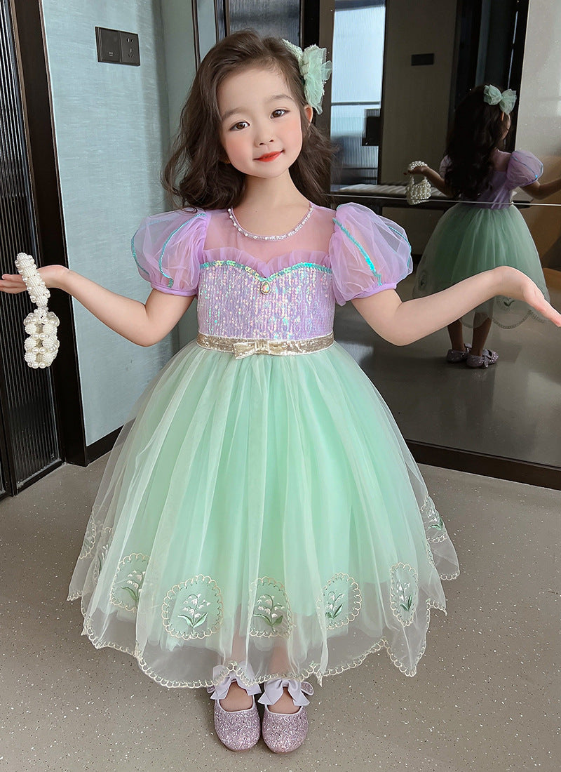 The Enchanted Mermaid Fairy Gown | Pastel Purple & Mint | Sydney Stock