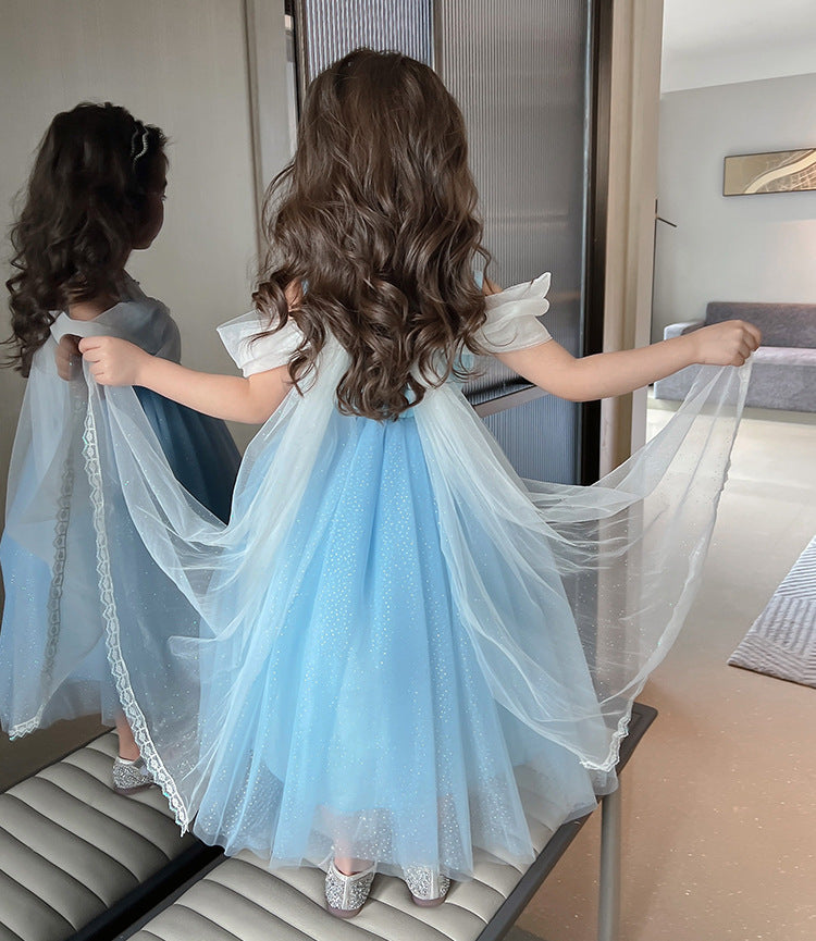 The Azure Star Princess Gown | Glimmering Sky Blue | Sydney Stock