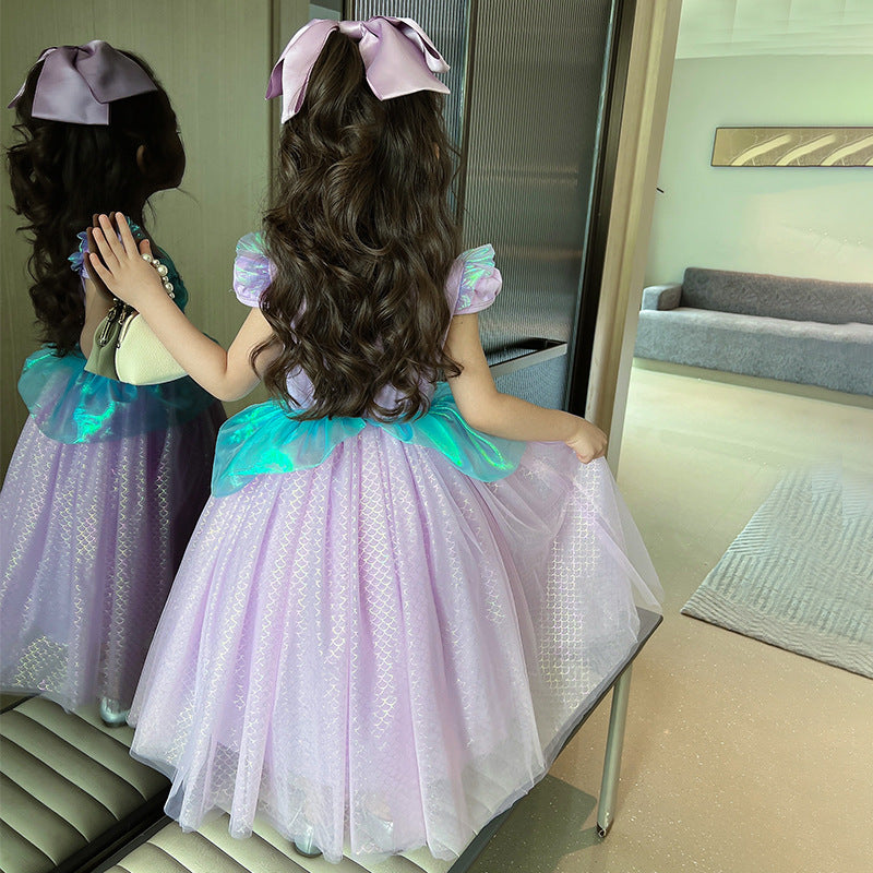 The Deep Sea Mermaid Gown | Lavender & Iridescent Blue | Sydney Stock