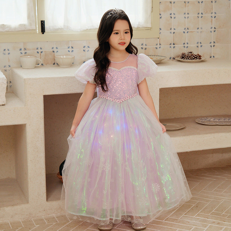 The Lavender Sparkle Princess Dress | Snow Princess Inspired | Sydney Stock
