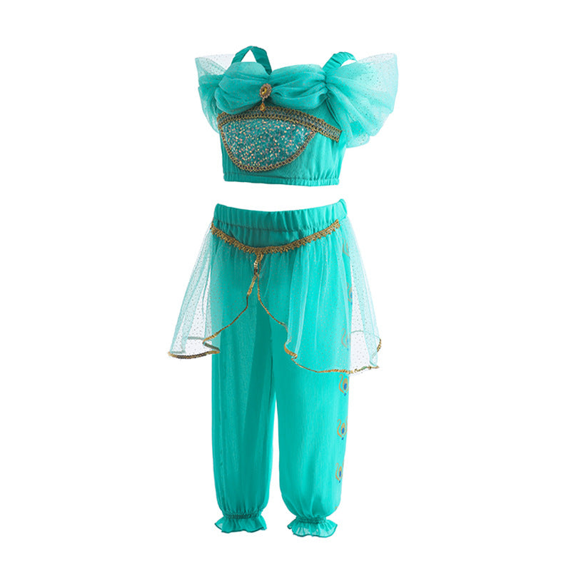The Arabian Oasis Two-Piece Set | Shimmering Teal | Sydney Stock